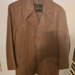 Leathers By Jeffery Button Down Jacket Vintahe